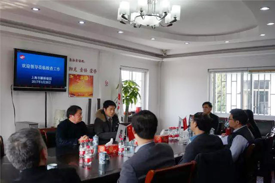 上海颛桥寝园墓地迎闵行区副区长曹扶等一行前来调研工作